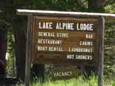 Lake Alpine Lodge, Highway 4